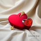 Heart Jewelry Box with Eternal Rose & Promise Ring