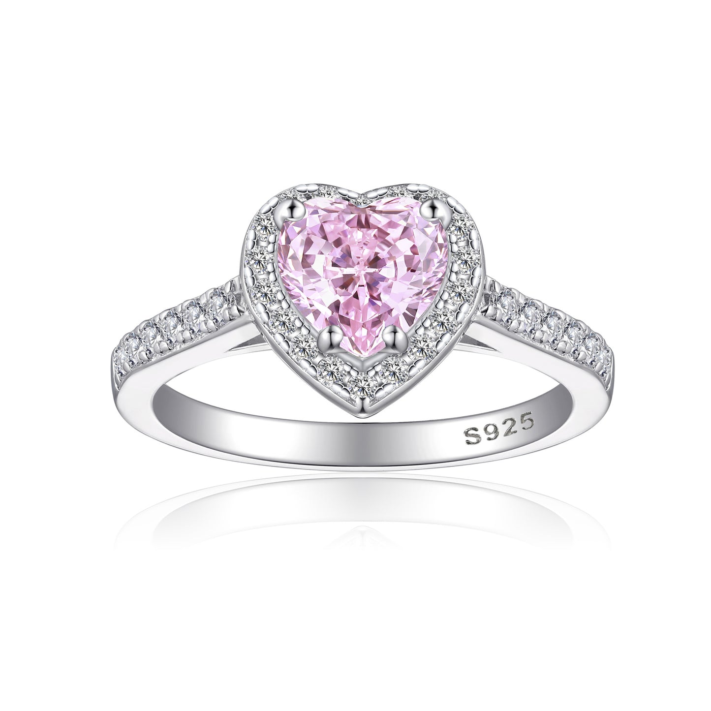 Pink Eternal Rose Bear W/ Promise Ring