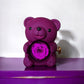 Purple Eternal Rose Bear W/ Promise Ring