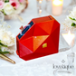 Red Heart Ring Box w/ Red Heart Promise Open Adjustable Ring